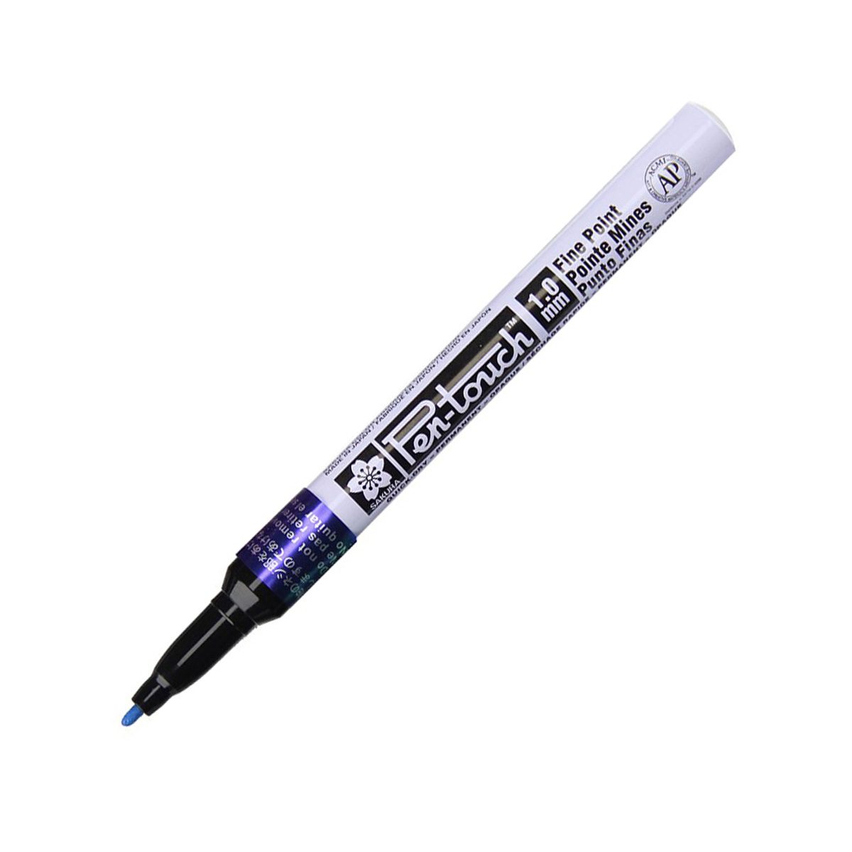 Bút sơn dầu Sakra Pentouch Fine Point 1.0mm đánh dấu đa năng - Xanh dương (Blue) XPMKA#36