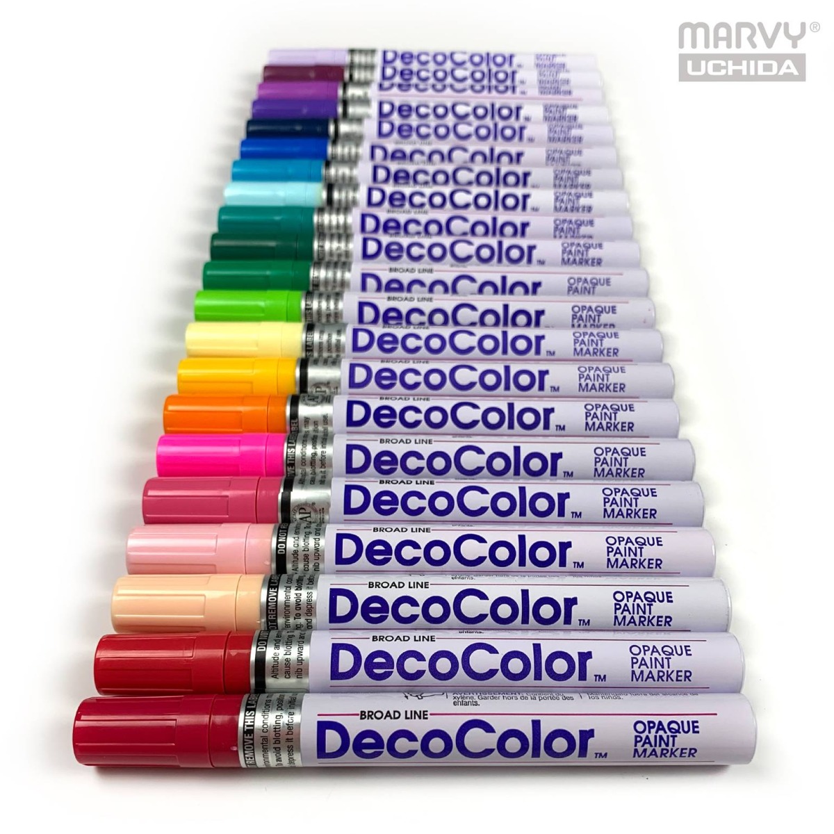 Bút sơn dầu đánh dấu công nghiệp Marvy DecoColor Industrial Paint Marker Broad 2.0mm - Nâu (Brown) #728
