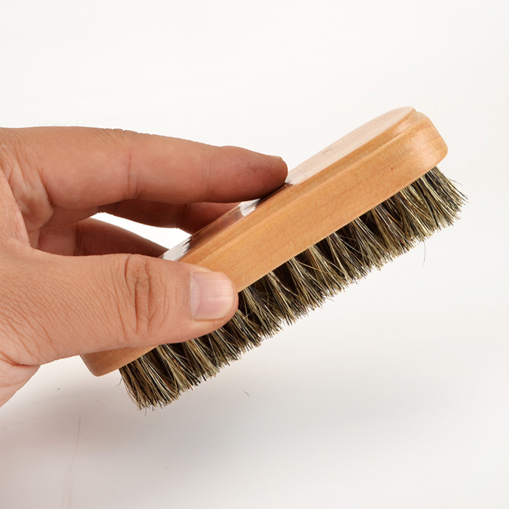 Bàn chải lông heo vệ sinh giày chuyên dụng