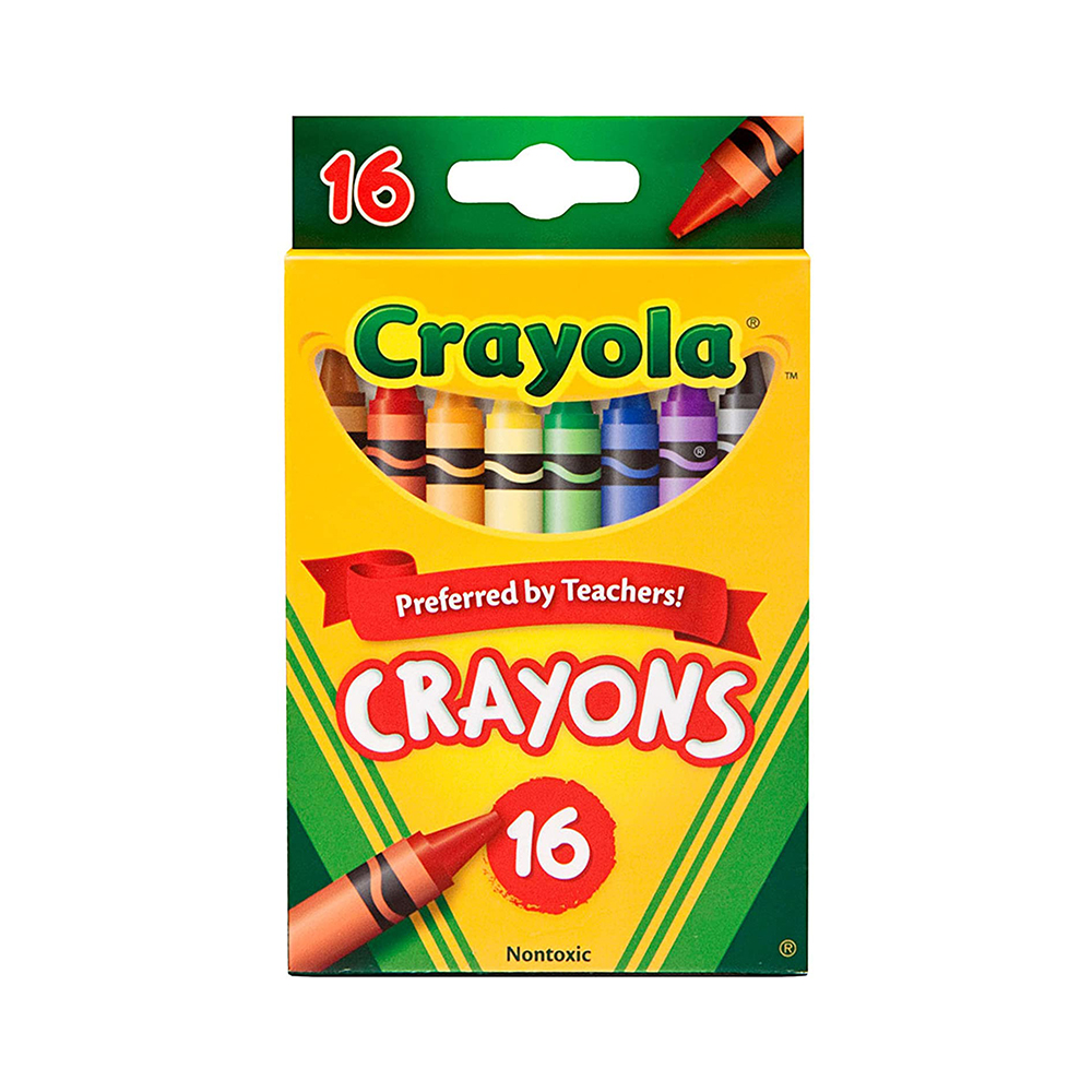 Bộ 16 bút sáp màu an toàn cho trẻ Crayola Crayons
