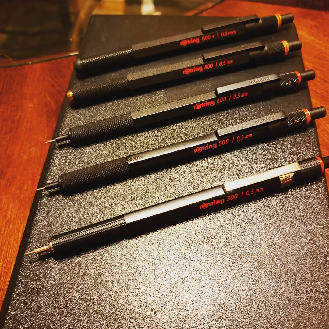 Bút chì bấm cơ học, để vẽ phác thảo Rotring 500 Mechanical Pencil