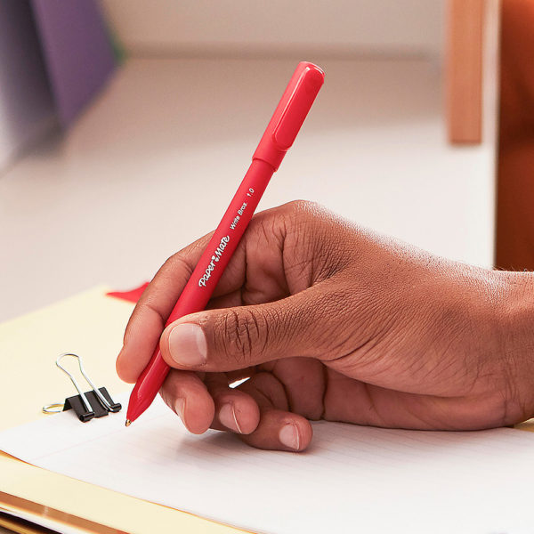 Hộp 12 cây bút bi Paper Mate Write Bros (New) - Blue