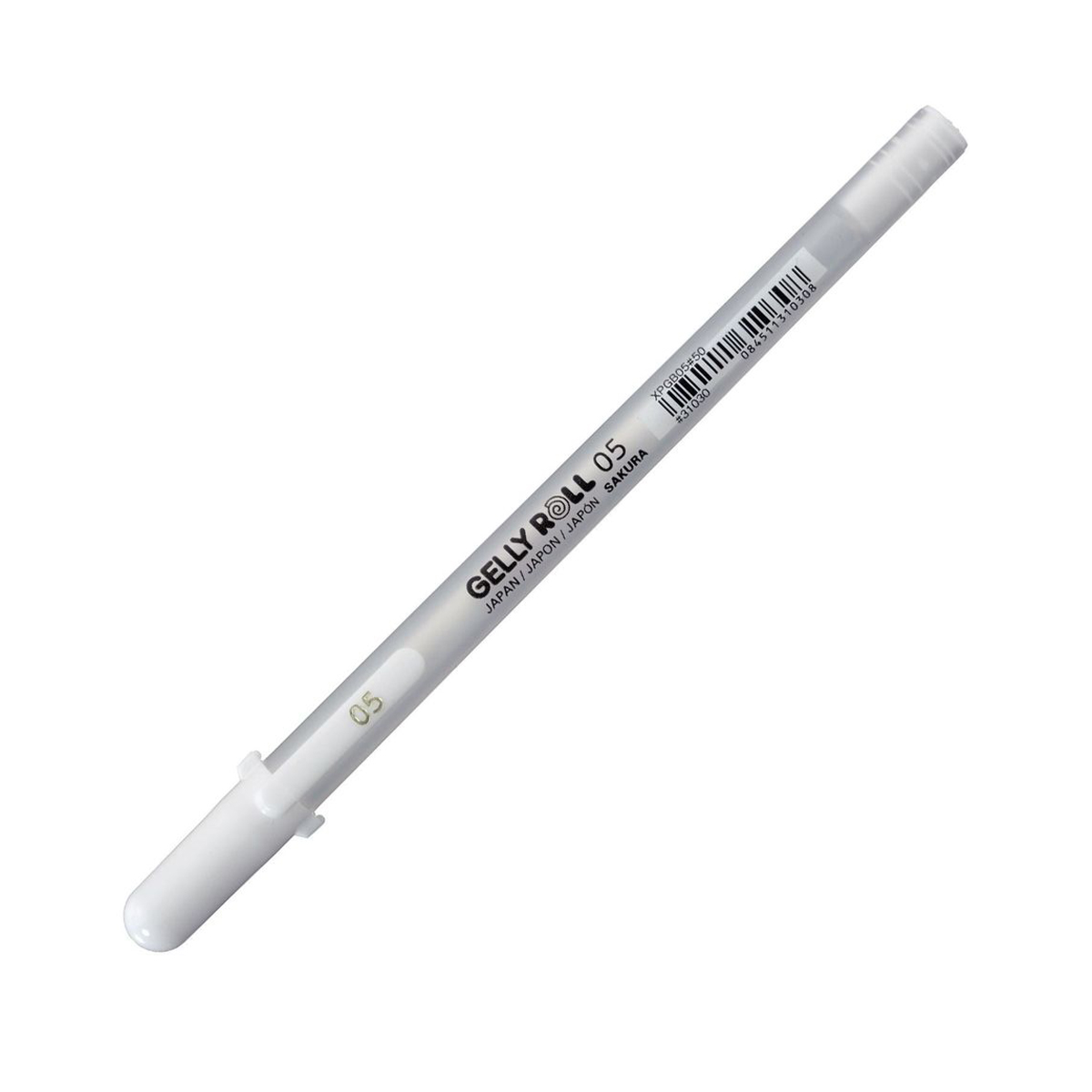 Bút bi đi nét mực Gel màu trắng Sakura Gelly Roll White 3 kích thước ngòi