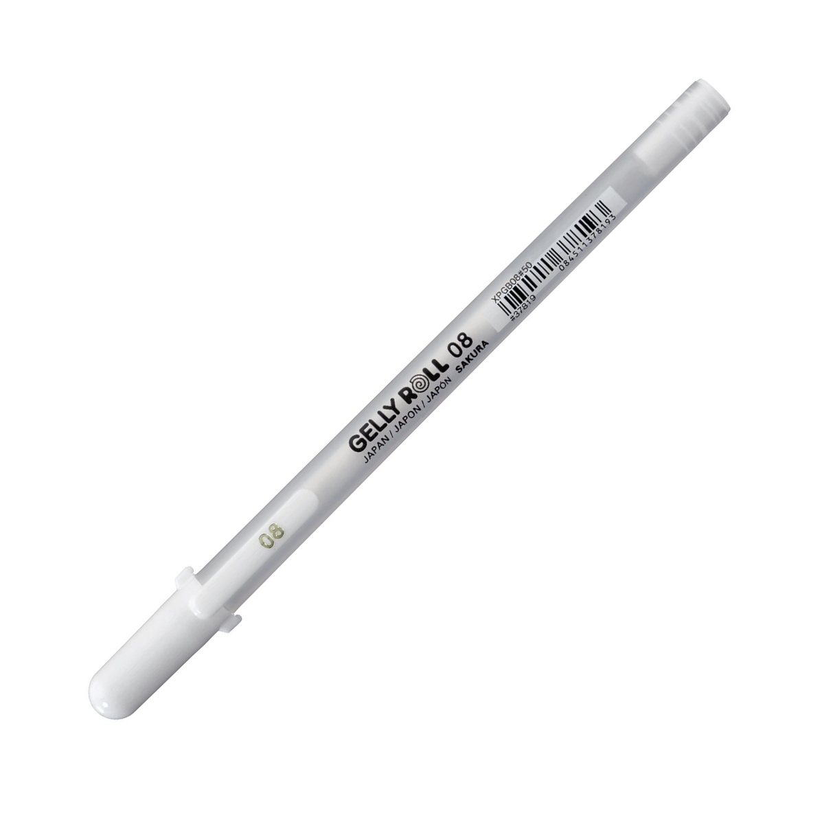 Bút bi đi nét mực Gel màu trắng Sakura Gelly Roll White 3 kích thước ngòi