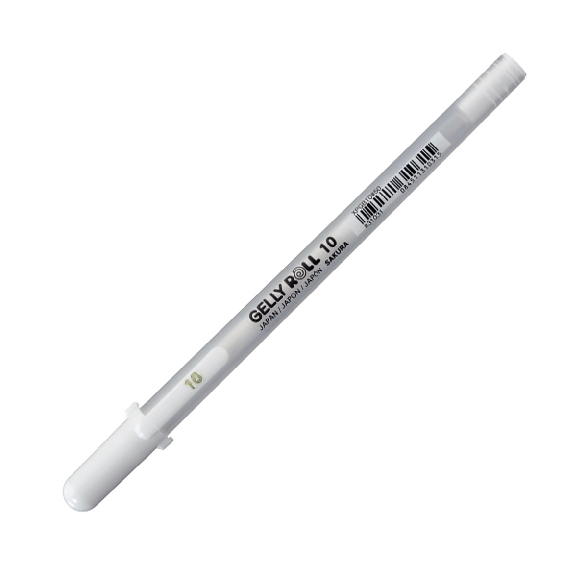 Bút bi đi nét mực Gel màu trắng Sakura Gelly Roll White 3 kích thước ngòi