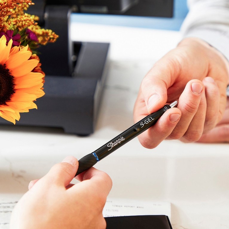 Bút bi đầu bấm mực Gel Sharpie S Gel Pens Fine 0.5mm (Cây lẻ)