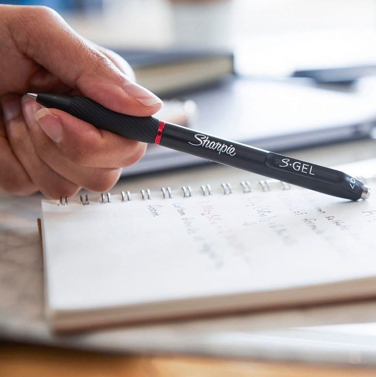 Bút bi đầu bấm mực Gel Sharpie S Gel Pens Fine 0.5mm (Cây lẻ)