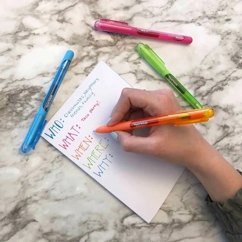 Bút bi mực gel dạng nắp đậy Paper Mate InkJoy 400ST Fine - Ngòi 0.5mm (Cây lẻ)