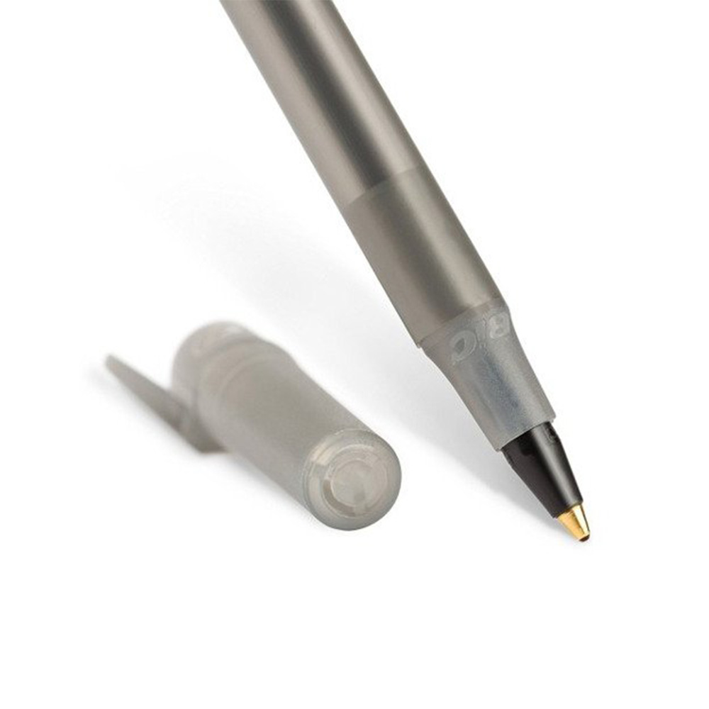 Bút bi nắp đậy kiểu dáng cổ điển BiC Round Stic M - Ngòi 1.0mm (Cây lẻ)