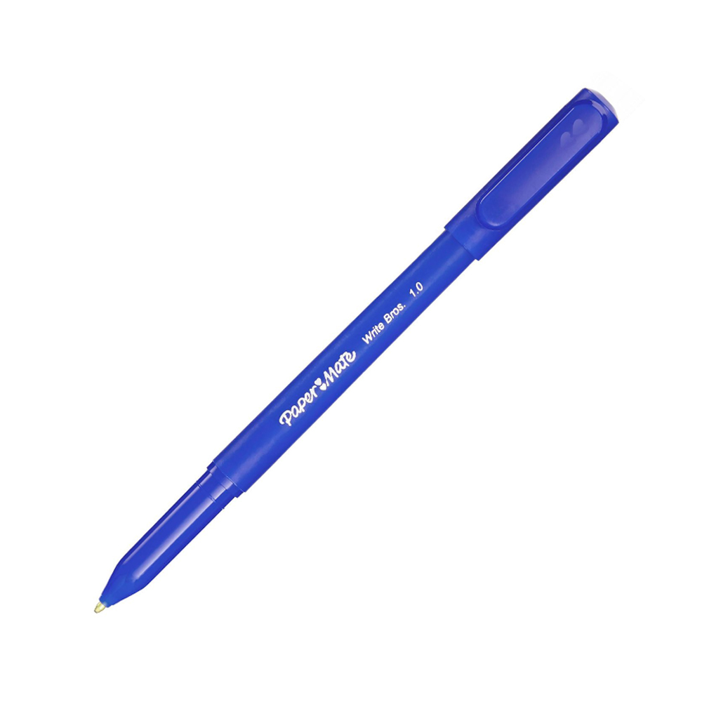 Hộp 12 cây bút bi Paper Mate Write Bros (New) - Blue
