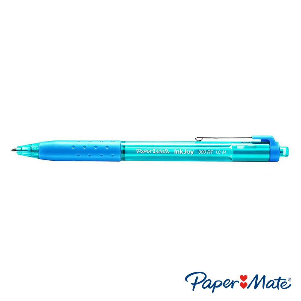 Bút bi đầu bấm mực trơn, viết êm tay Paper Mate InkJoy 300RT - Ngòi 1.0mm (Cây lẻ)