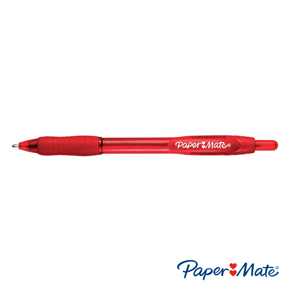 Bút bi đầu bấm ngòi lớn mực trơn, viết êm tay Paper Mate Profile RT - Ngòi 1.4mm (Cây lẻ)