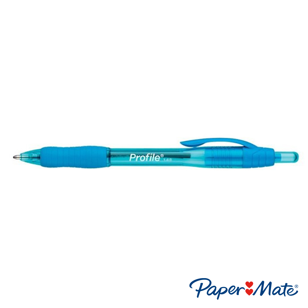 Bút bi đầu bấm ngòi lớn mực trơn, viết êm tay Paper Mate Profile RT - Ngòi 1.4mm (Cây lẻ)