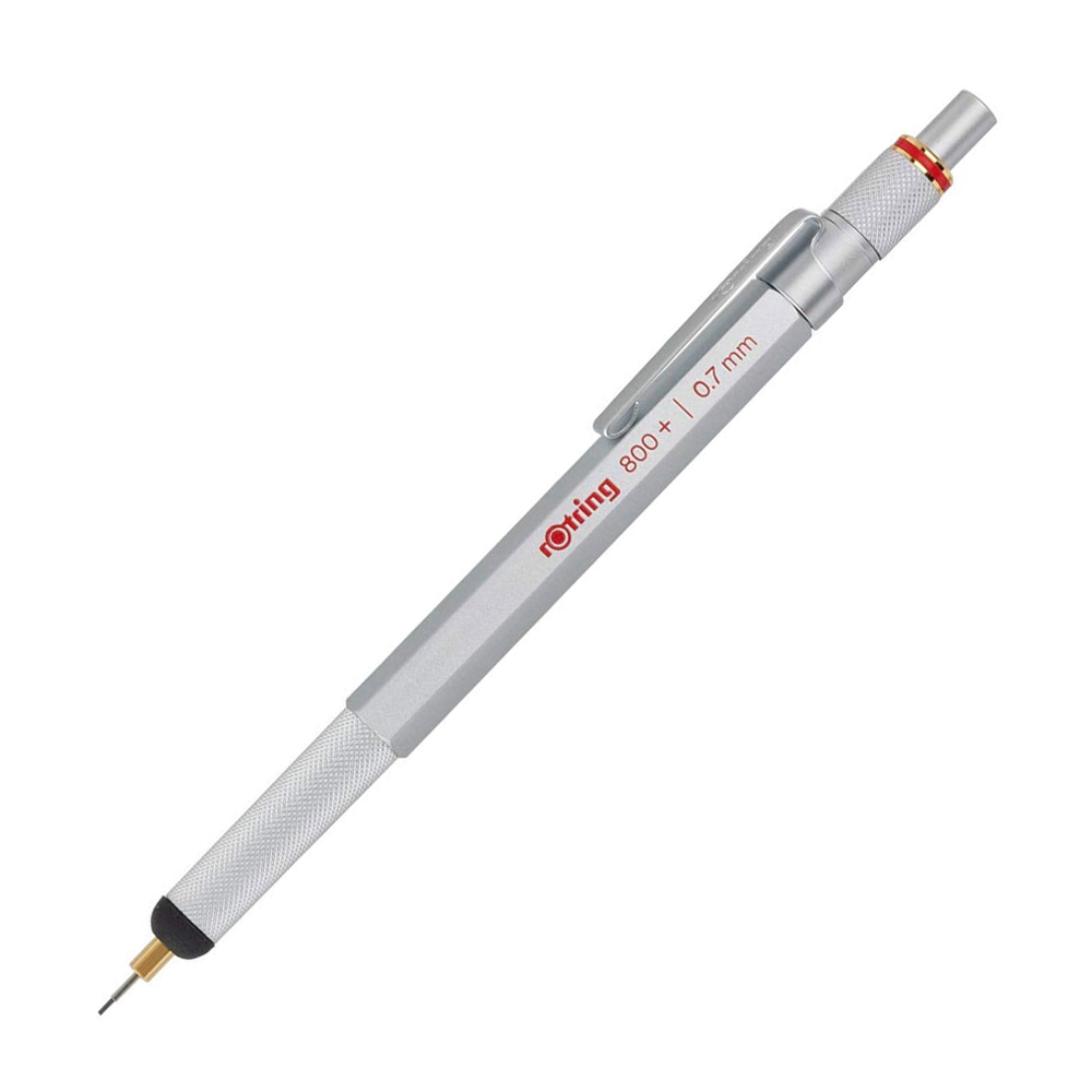 Bút chì bấm cơ học cao cấp, có đầu cảm ứng Rotring 800+ Mechanical Pencil