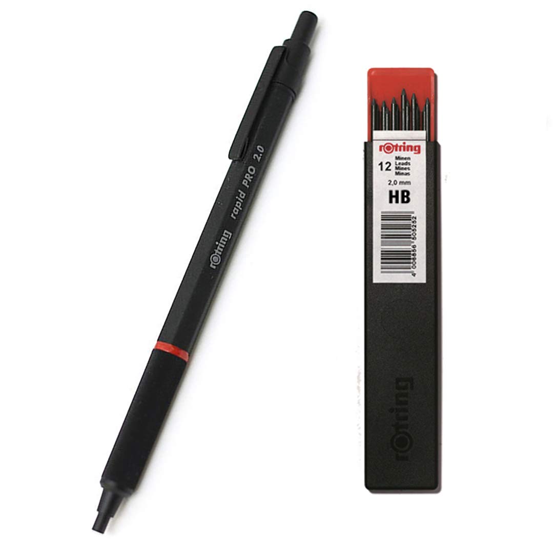 Bút chì bấm cơ học cao cấp, để vẽ phác thảo Rotring Rapid Pro Mechanical Pencil