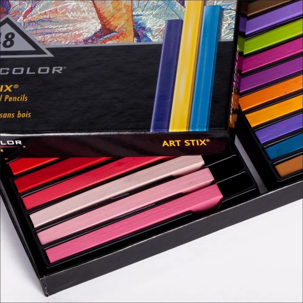Bộ 48 bút chì màu lõi mềm không vỏ hạng họa sĩ Prismacolor Premier Art Stix