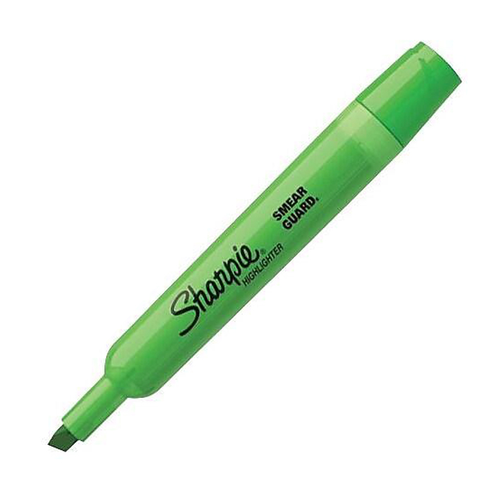 Bút dạ quang nắp đậy ngòi lớn Sharpie Tank Highlighter 4.5mm (Cây lẻ)