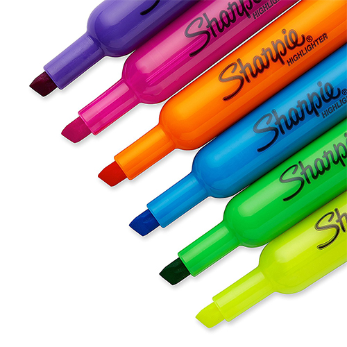 Bút dạ quang nắp đậy ngòi lớn Sharpie Tank Highlighter 4.5mm (Cây lẻ)