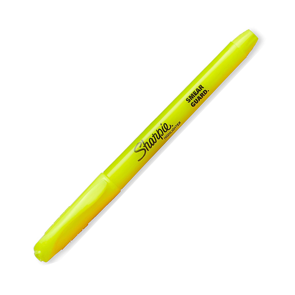 Bút dạ quang nắp đậy ngòi nhỏ Sharpie Pocket Highlighter 2.7mm (Cây lẻ)