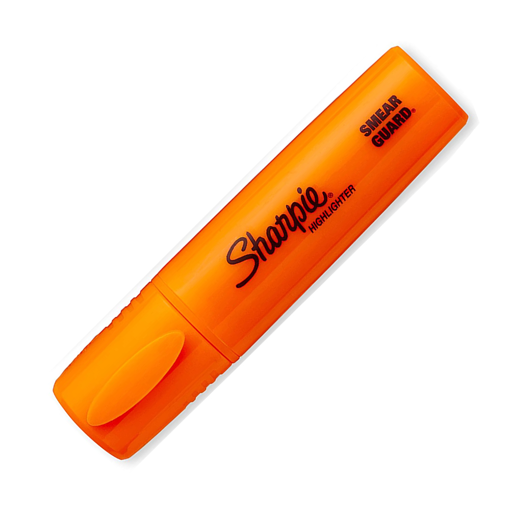 Bút dạ quang ngòi dẹp đầu lớn Sharpie Blade Highlighter 4.5mm (Cây lẻ)