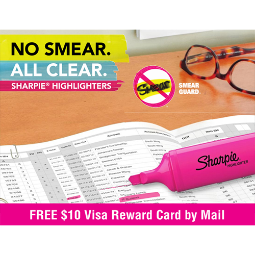 Bút dạ quang ngòi dẹp đầu lớn Sharpie Blade Highlighter 4.5mm (Cây lẻ)