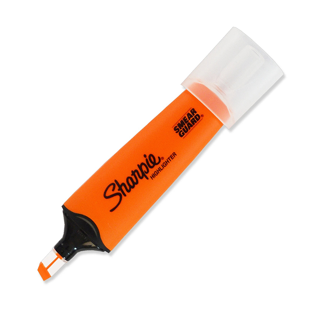 Bút dạ quang ngòi trong suốt đầu lớn Sharpie Clear View Highlighter 4.5mm (Cây lẻ)