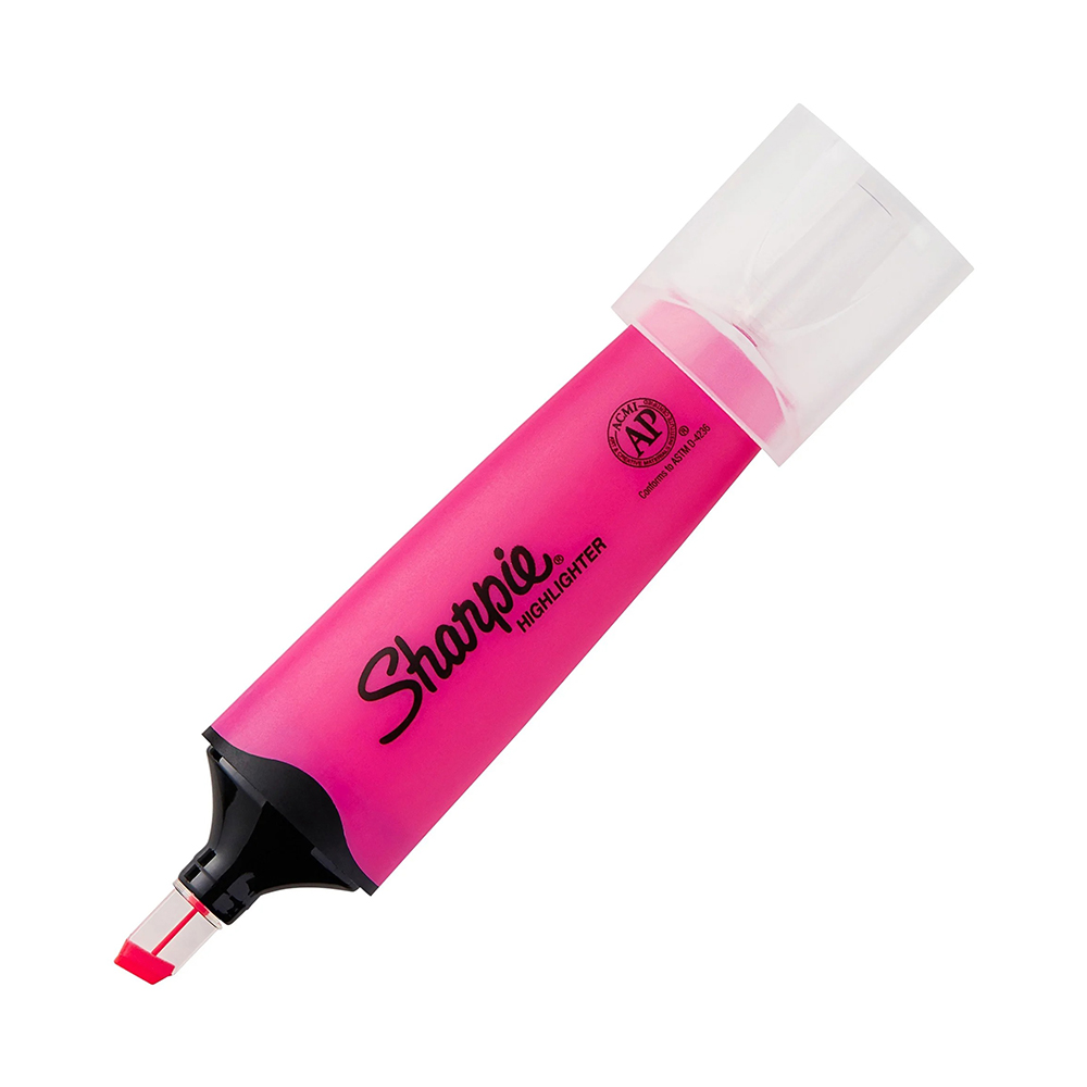 Bút dạ quang ngòi trong suốt đầu lớn Sharpie Clear View Highlighter 4.5mm (Cây lẻ)