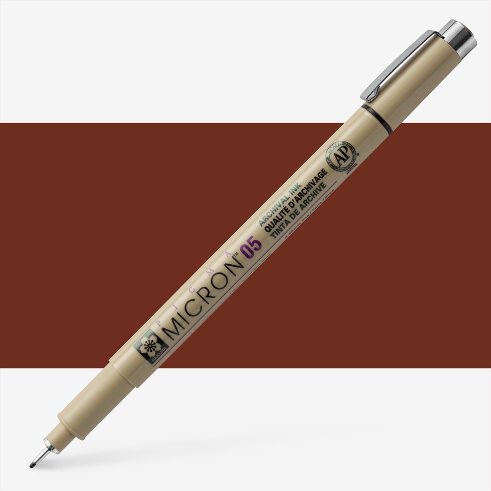 Bút đi nét line mực khô nhanh, không lem Sakura Pigma Micron 05 – Ngòi 0.45mm