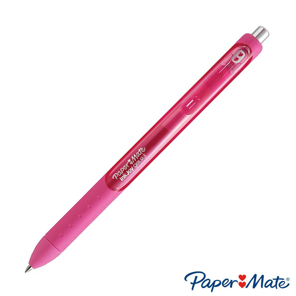 Bút bi mực gel đầu bấm Paper Mate InkJoy Gel RT Fine Point - Ngòi 0.5mm (Cây lẻ)