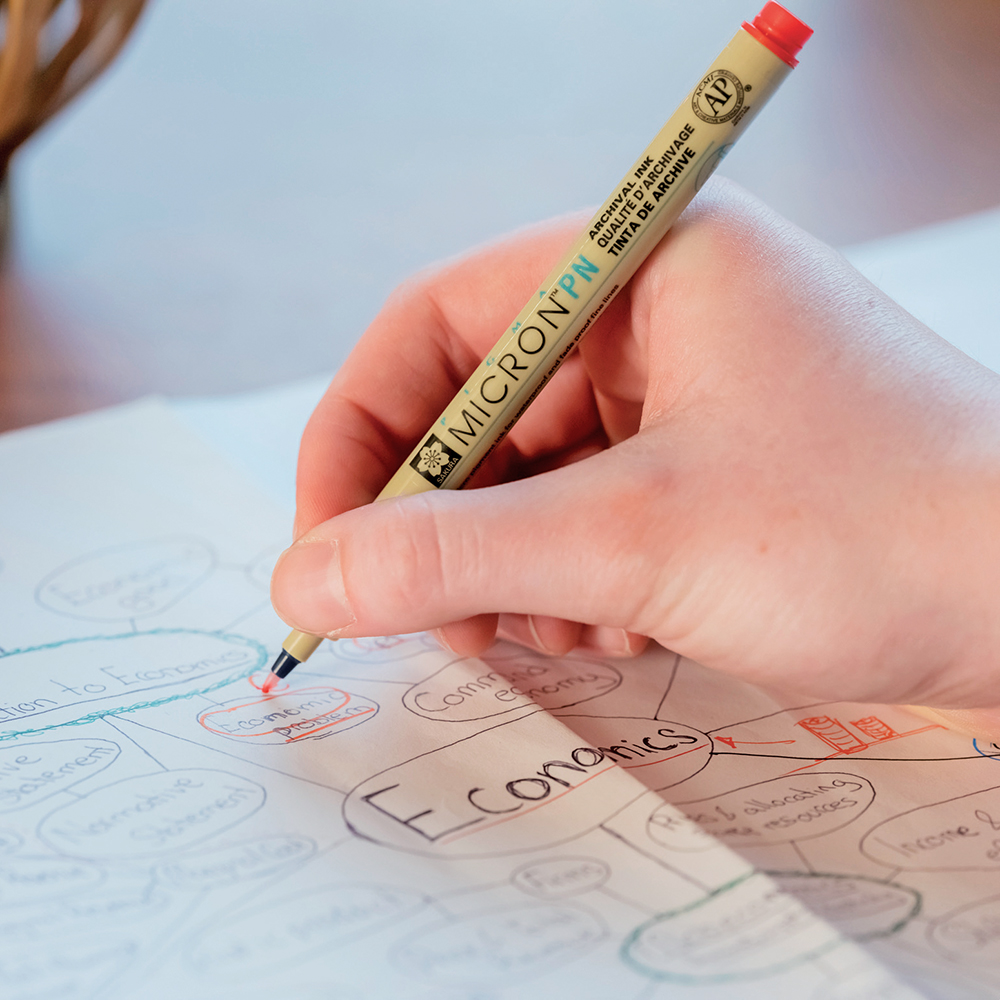 Bút line ngòi nhựa đi nét linh hoạt Sakura Pigma Micron PN – Ngòi 0.2 ~ 0.5mm