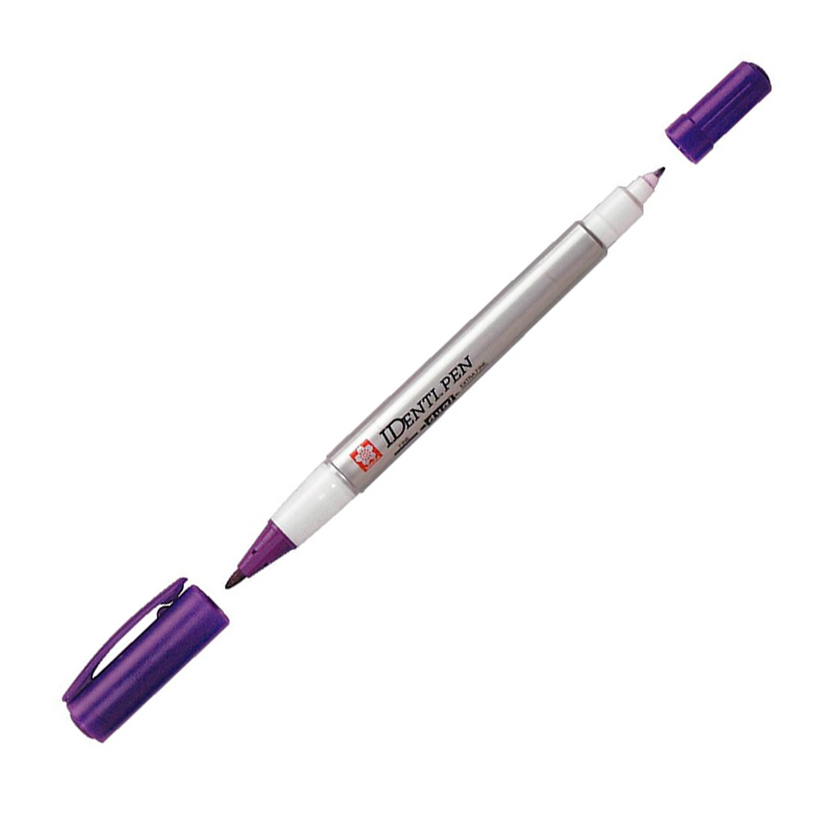 Bút lông dầu 2 đầu đánh dấu đa chất liệu Sakura Identi Pen Dual Point - Ngòi 0.4mm / 1.0mm