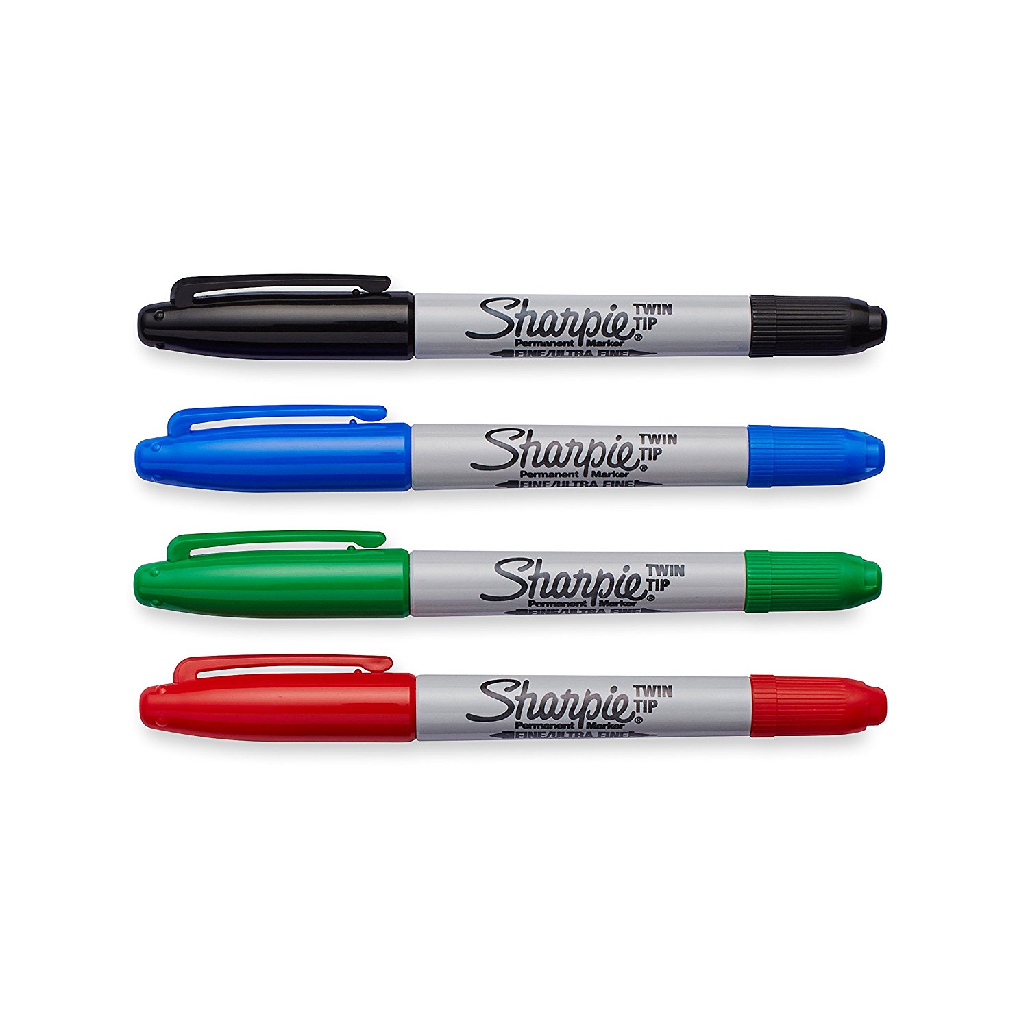 Bút lông dầu 2 ngòi vẽ đa chất liệu Sharpie Twin Tip (Fine+Ultra) - Cây lẻ