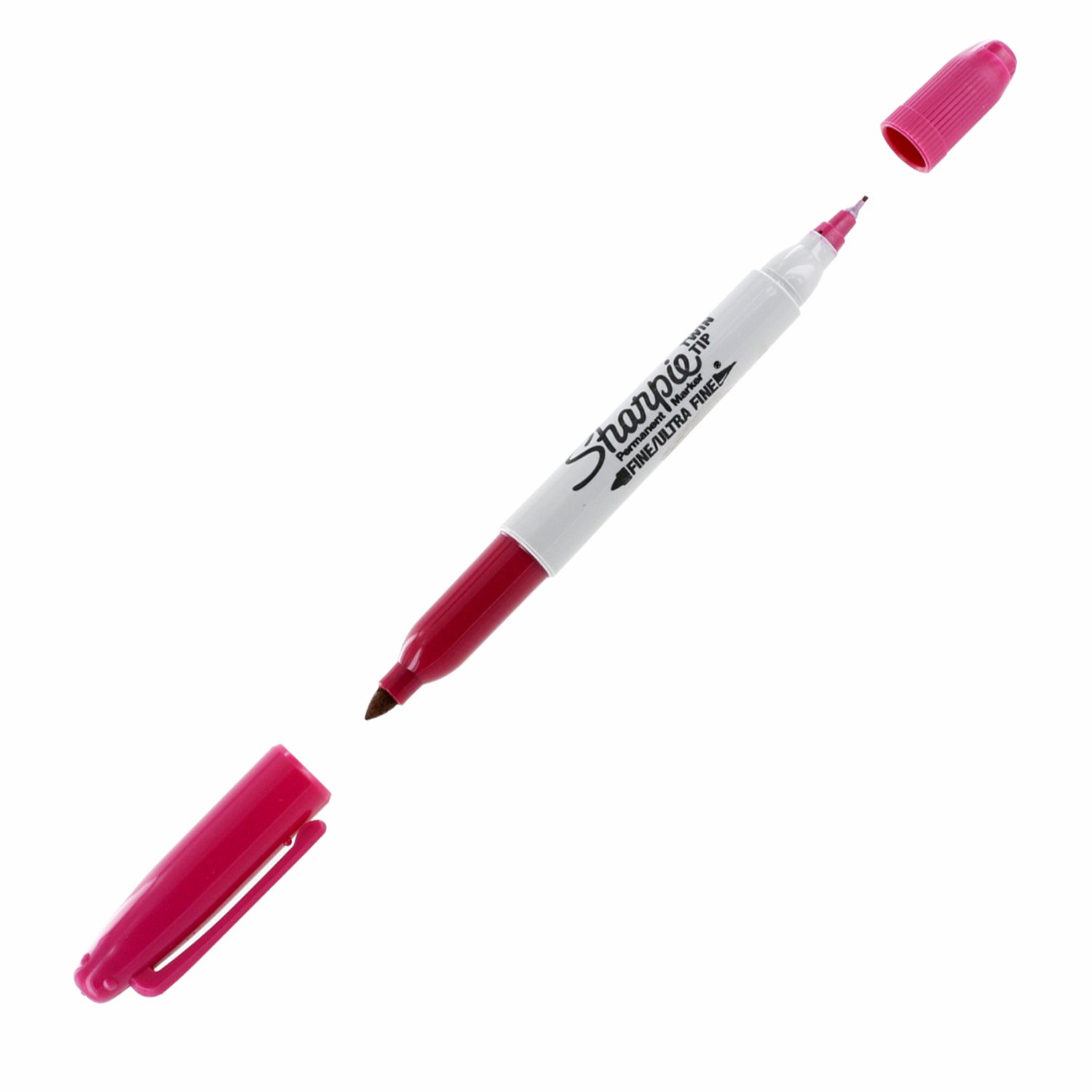 Bút lông dầu 2 ngòi vẽ đa chất liệu Sharpie Twin Tip (Fine+Ultra) - Cây lẻ