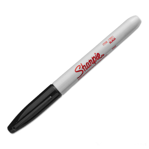 Bút lông dầu chịu nhiệt vẽ đa chất liệu Sharpie Industrial Fine Point 0.9mm (Cây lẻ)