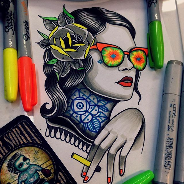 Vỉ 5 màu bút lông dầu phát sáng trong bóng tối Sharpie Neon