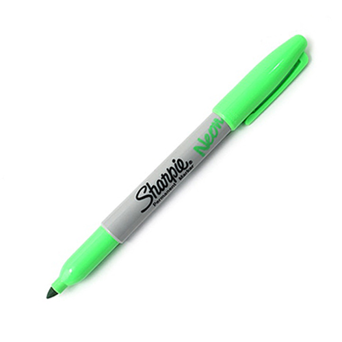 Bút lông dầu mực phản quang vẽ đa chất liệu Sharpie Neon Fine Point 0.9mm (Cây lẻ)