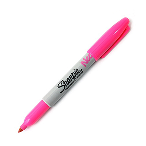 Bút lông dầu mực phản quang vẽ đa chất liệu Sharpie Neon Fine Point 0.9mm (Cây lẻ)