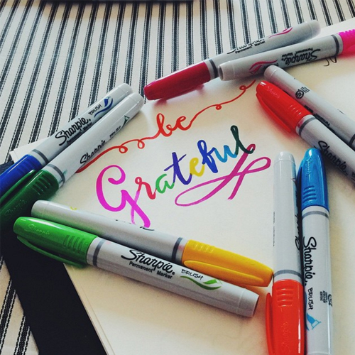 Bút lông dầu ngòi cọ vẽ đa chất liệu Sharpie Brush Tip 4.5mm (Cây lẻ)