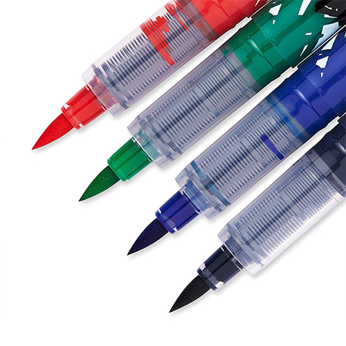 Vỉ 5 màu bút lông ngòi cọ vẽ vải chuyên dụng Sharpie Stained Fabric Markers