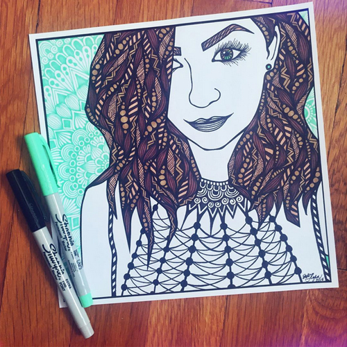 Vỉ 24 màu bút lông dầu ngòi kim vẽ trên mọi chất liệu Sharpie Ultra Fine