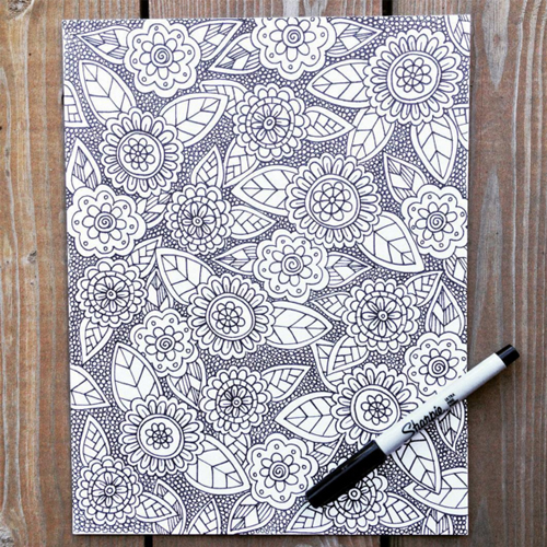 Vỉ 24 màu bút lông dầu ngòi kim vẽ trên mọi chất liệu Sharpie Ultra Fine