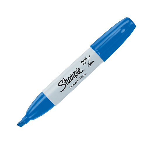 Bút lông dầu ngòi vát vẽ đa chất liệu Sharpie Chisel Tip 4.5mm (Cây lẻ)