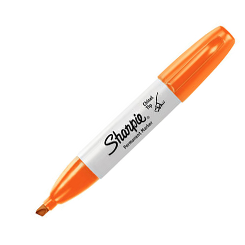 Bút lông dầu ngòi vát vẽ đa chất liệu Sharpie Chisel Tip 4.5mm (Cây lẻ)