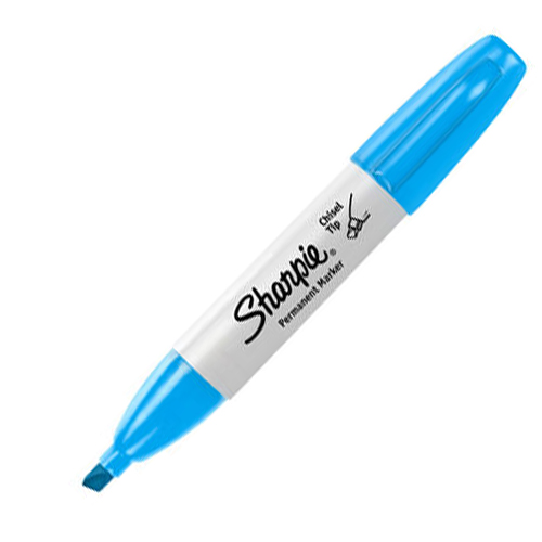 Bút lông dầu ngòi vát vẽ đa chất liệu Sharpie Chisel Tip 4.5mm (Cây lẻ)