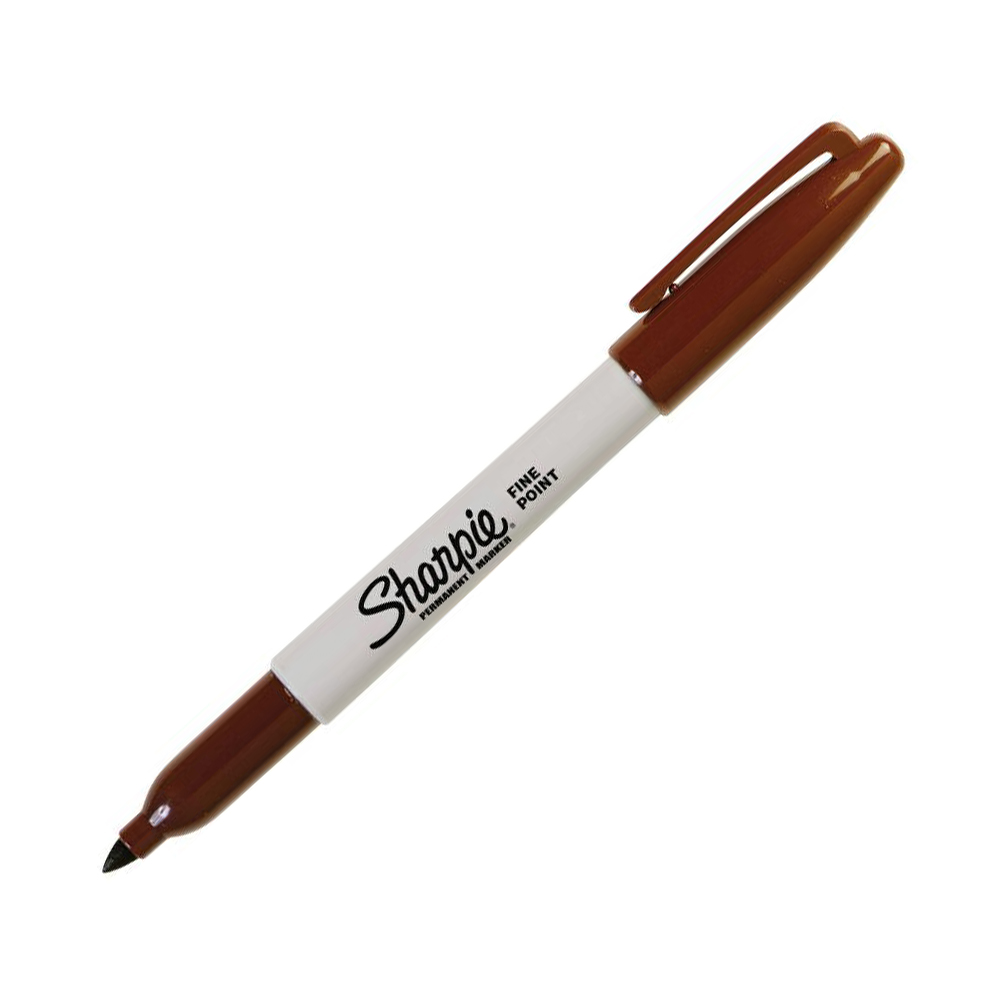 Bút lông dầu Sharpie Fine Point 0.9mm đánh dấu đa năng - Nâu (Brown)