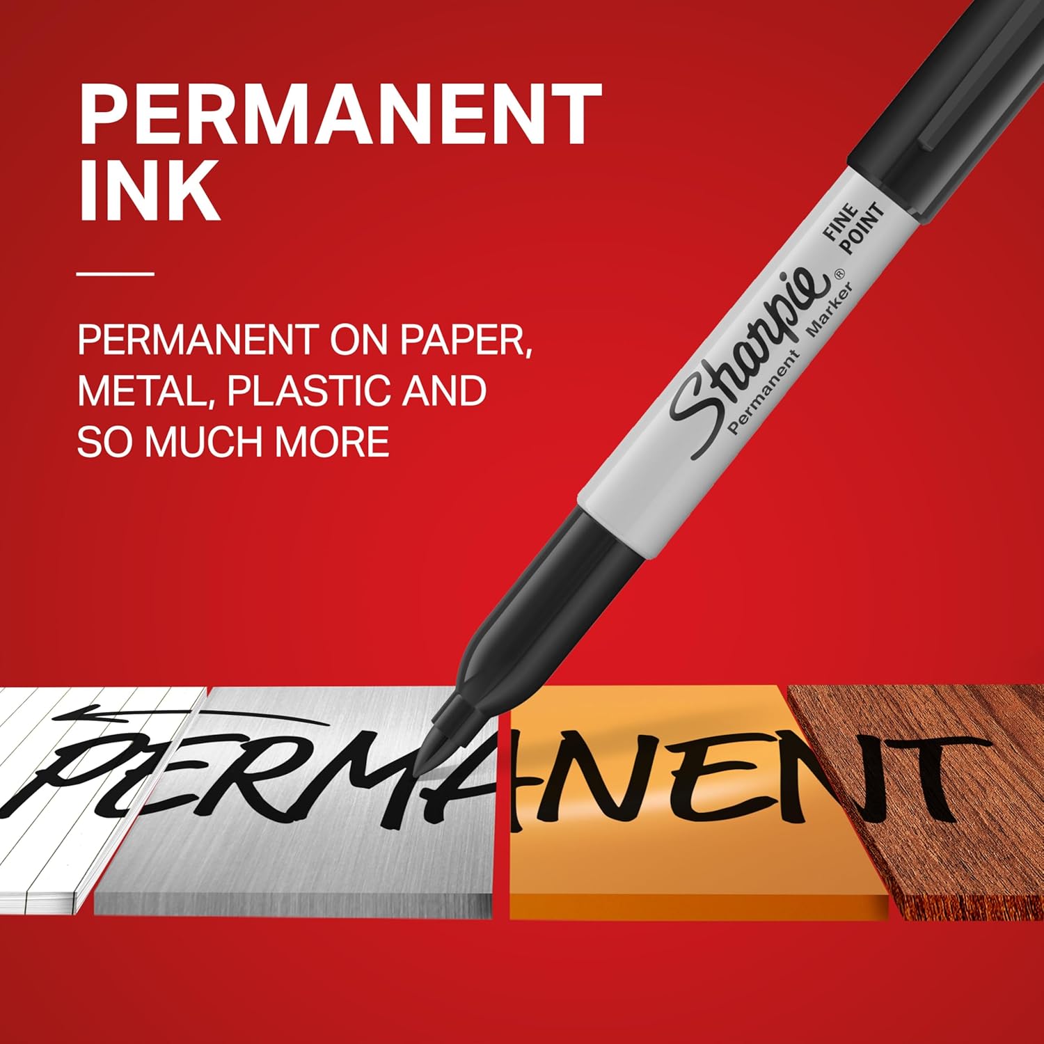 Bút lông dầu Sharpie Fine Point 0.9mm đánh dấu đa năng - Xanh dương (Blue) 30003