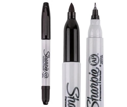 Bút lông dầu 2 đầu Sharpie Twin Tip 0.9mm/0.5mm đánh dấu đa năng - Xanh dương (Blue) 32003