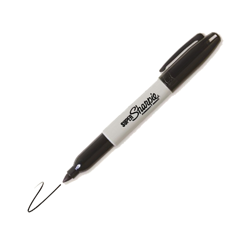 Bút lông dầu vẽ đa chất liệu, ngòi lớn Sharpie Super Fine 1.5mm (Cây lẻ)