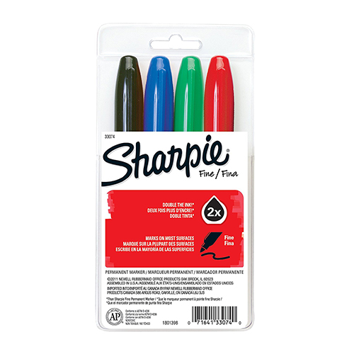 Bút lông dầu vẽ đa chất liệu, ngòi lớn Sharpie Super Fine 1.5mm (Cây lẻ)