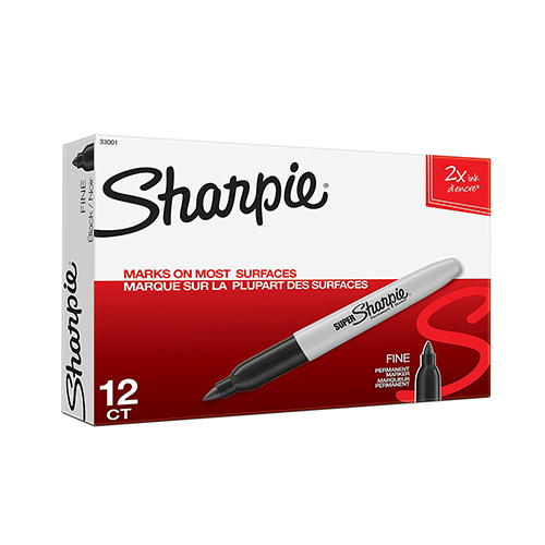 Bút lông dầu vẽ đa chất liệu, ngòi lớn Sharpie Super Fine 1.5mm (Cây lẻ)
